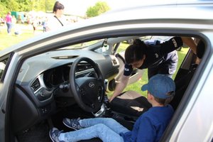 Dzień dziecka z udziałem staszowskich policjantów