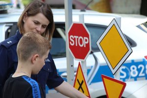 Dzień dziecka z udziałem staszowskich policjantów