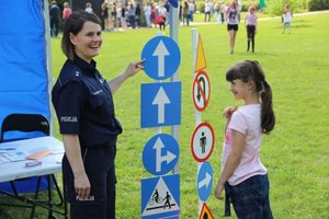 Dzień dziecka z udziałem staszowskich policjantów