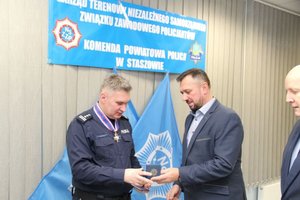 Odznaczeni Medalem Krzyża Niepodległości z okazji 100 rocznicy Odzyskania Niepodległości i 100 rocznicy Powstania Policji