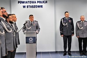 Obchody Święta Policji u staszowskich mundurowych