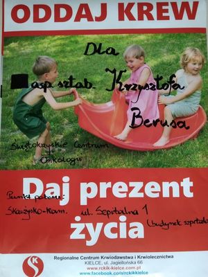 Pomagał, teraz sam potrzebuje pomocy!