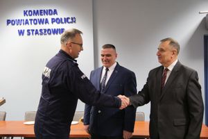 Pożegnanie policjantów
