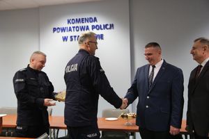 Pożegnanie policjantów