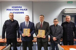 Pożegnanie policjantów