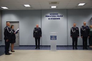 Uroczystość powołania Komendanta Powiatowego Policji w Staszowie