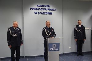 Uroczystość powołania Komendanta Powiatowego Policji w Staszowie