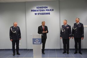 Uroczystość powołania Komendanta Powiatowego Policji w Staszowie