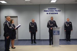 Uroczystość powołania Komendanta Powiatowego Policji w Staszowie