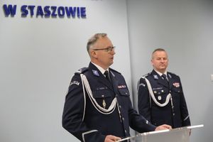 Uroczystość powołania Komendanta Powiatowego Policji w Staszowie