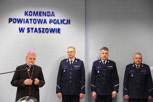 Wielkanocne spotkanie staszowskich policjantów