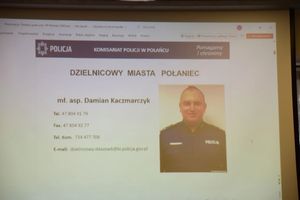 Spotkanie policjantów z seniorami