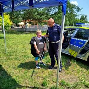 Policjanci promowali bezpieczne zachowania