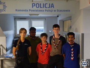 Pomogli angielskim skautom