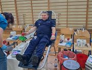 Akcja krwiodawstwa wsparta przez dzielnicowego