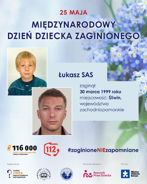 #zaginioneNIEzapomniane - Łukasz, mama nadal czeka