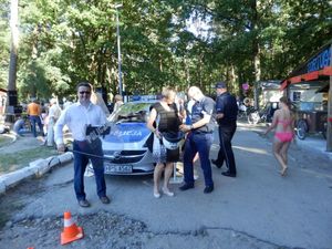 Policjanci z profilaktyką na pikniku w Golejowie