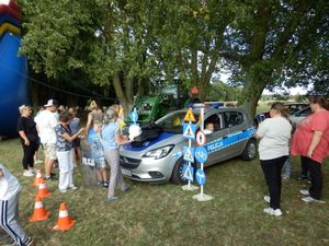 Piknik rodzinny w Rytwianach z udziałem policjantów