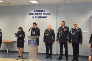 Powiatowe Obchody Święta Policji w staszowskiej jednostce