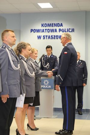 Powiatowe Obchody Święta Policji w staszowskiej jednostce